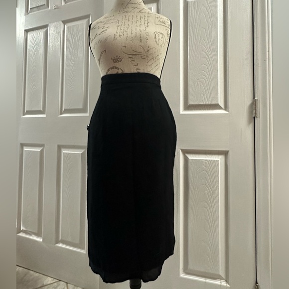 vintage wool skirt, size 12 - Picture 1 of 7